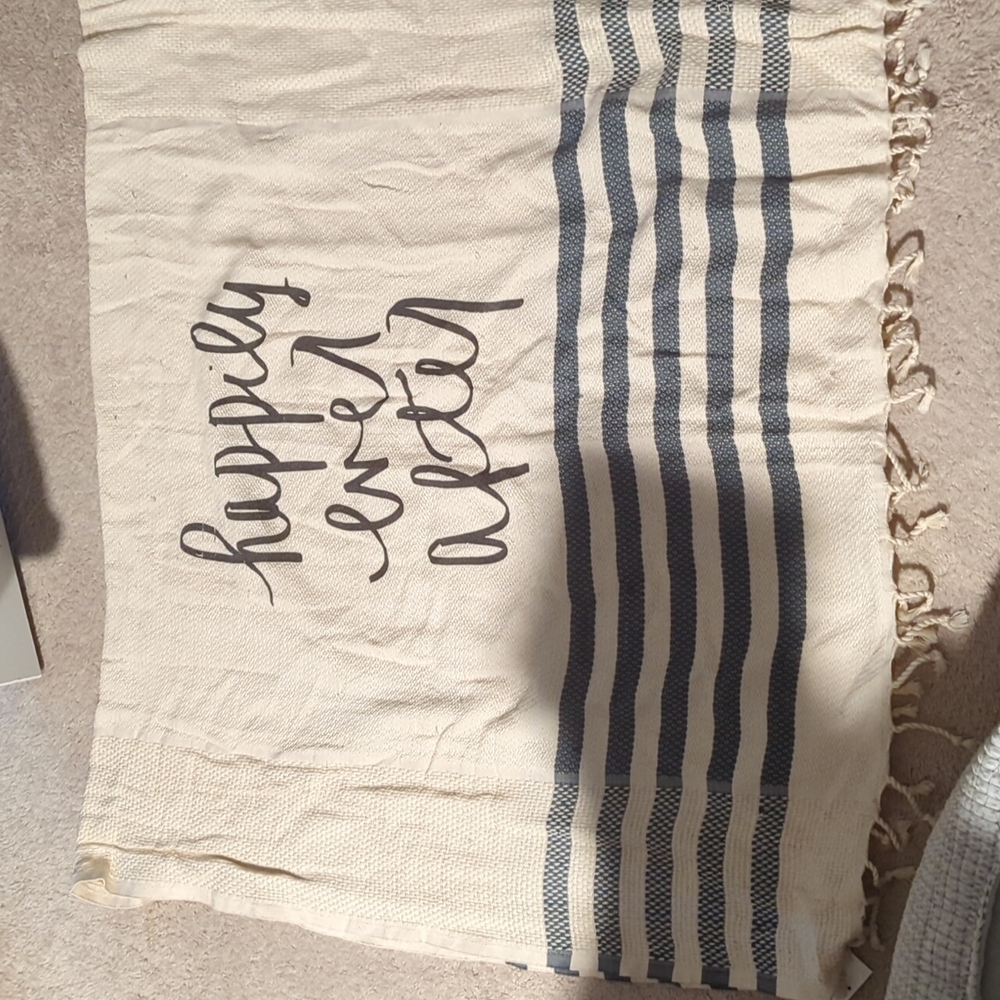 NWT happily married blanket